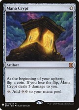 MTG MANA CRYPT EXC -  - MYS - MAGIC