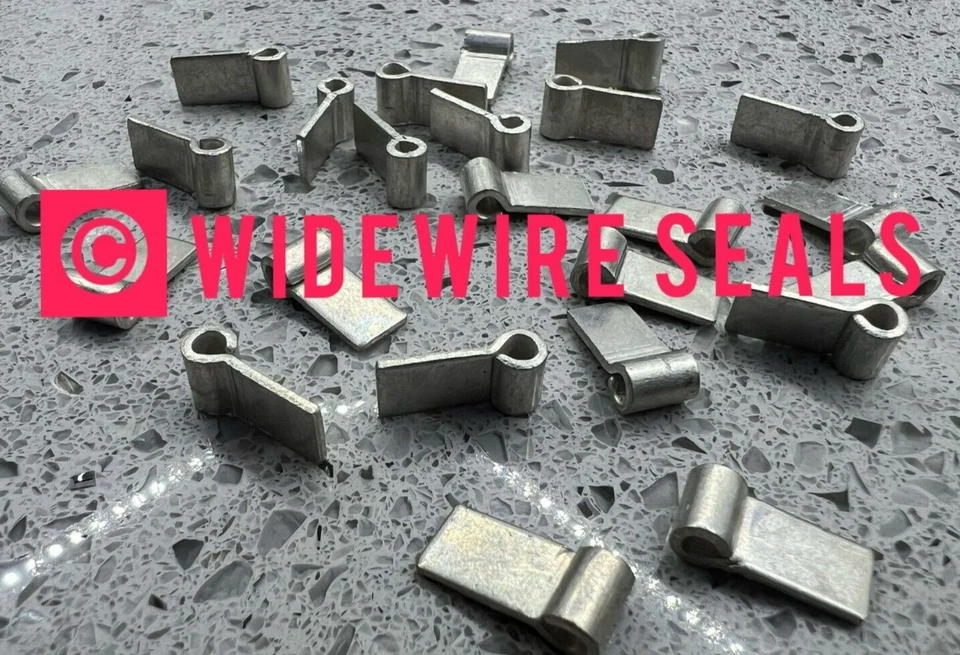 Electric Meter Seals. 6mm Flag & 15cm 7 strand Wires X 10. Trusted Ebay Seller - Image 2 of 4