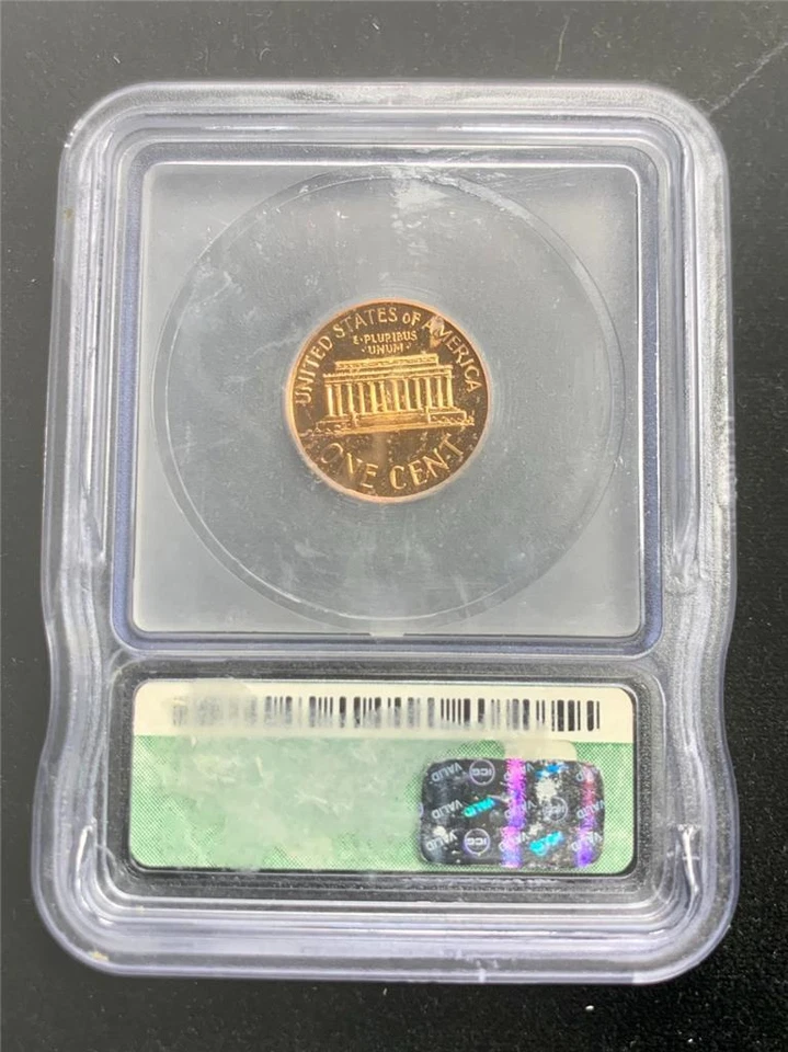 1962 LINCOLN CENT PROOF 1C PR70 CAM ICG; SKU 3378 - Image 2 of 2