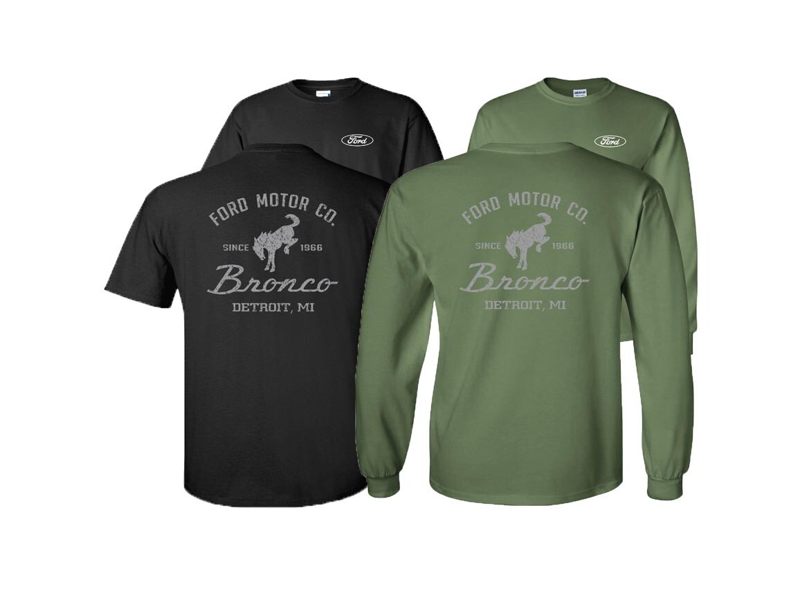 ALTRA Ford Motor Co. T shirt o manica lunga Bronco dal 1966