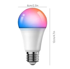 WiFi Smart LED Light Bulb 12 W(100W) 1100Lm A21 RGBCW Dimmable Alexa/Google/Siri