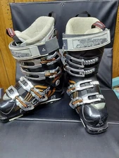 Fischer  Thermo Shape Hybrid W10 Ski Boots size 23.5us Hike & Walk Black Gold