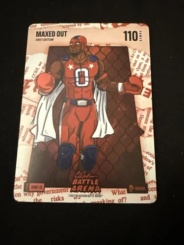 2026 Bo Jackson Battle Arena Maxed Out First Edition Red RHBF-15 Brawl Maxey