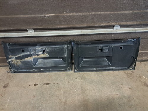 1981-1991 Chevy GMC Truck Suburban K5 Blazer Black Front Interior Door Panels - Bild 11 von 16