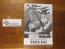 Original Autogramm Fred Rai (1941-2015) /// Autogramm Autograph signiert signed 