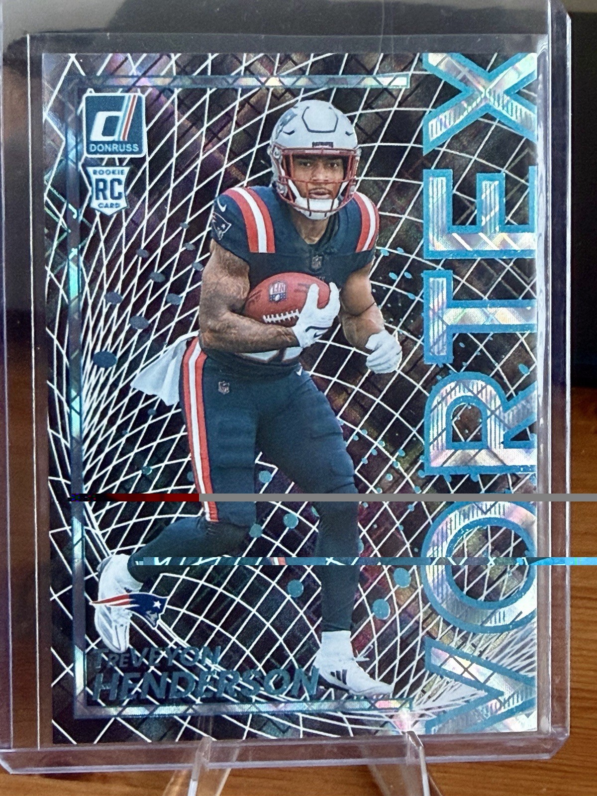 2025 Panini Donruss Vortex TreVeyon Henderson #4 Cosmic 32/100 Jersey Number! RC