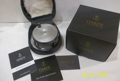 Hardy 1921 Wide Spool Perfect Reel 3 3/4 size fly fishing reel New in Box