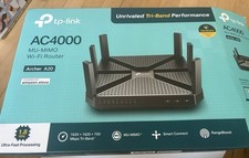 TP-Link Archer A20 AC4000 MU-MIMO Tri-Band Wi-Fi Router 4000 Mbps New
