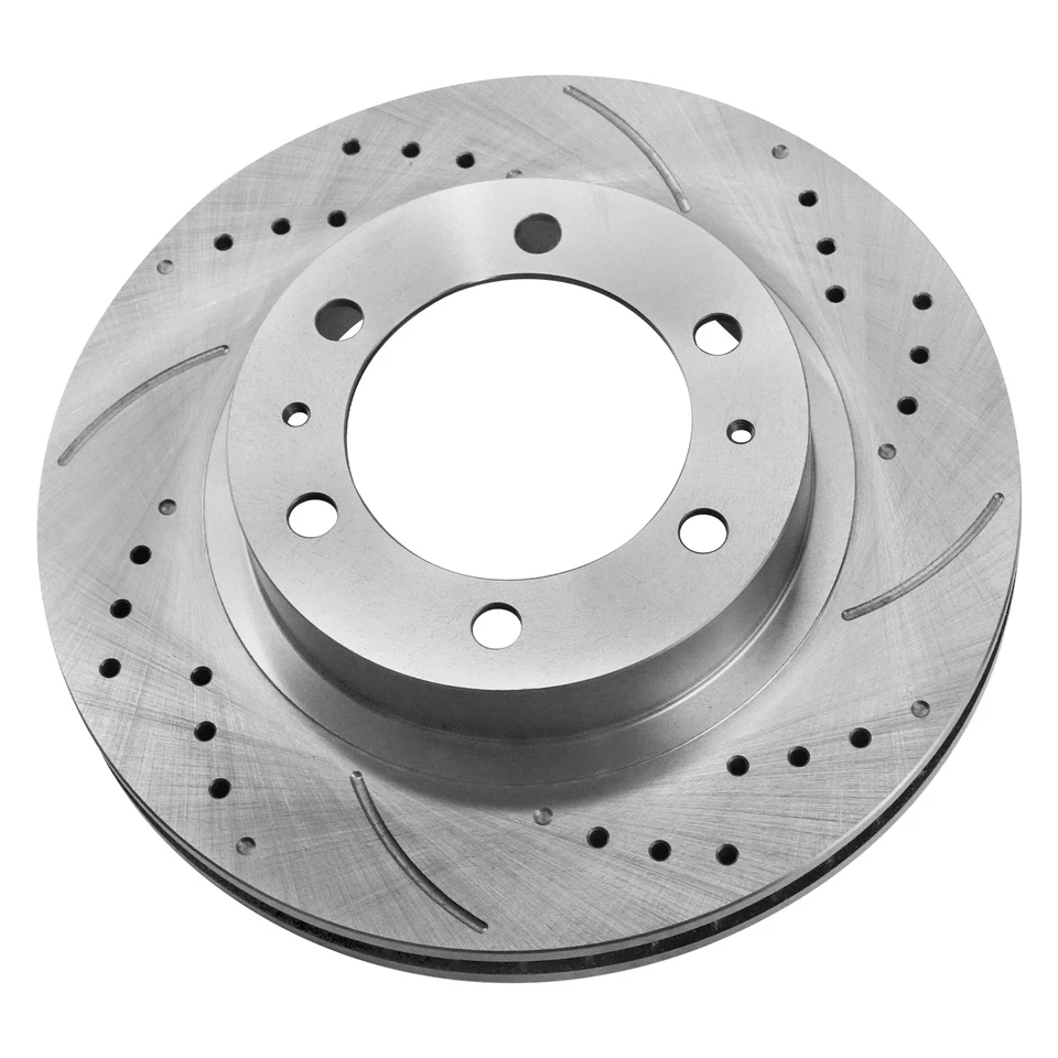 Front Disc Rotors Ceramic Pads and Brake Calipers For 2005-2021 Toyota Tacoma Foto 3 de 4