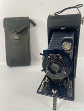 Vintage Eastman Kodak No. 1A Pocket Kodak Folding Camera with Case untested 