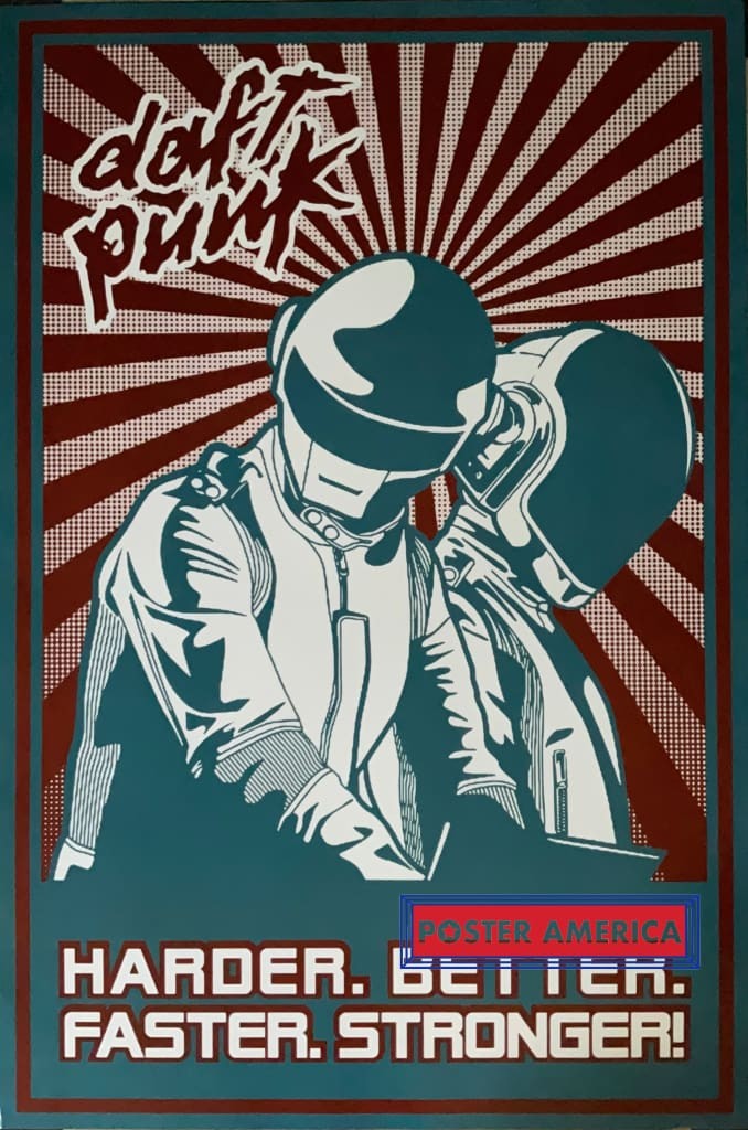 DAFT PUNK / ポスター Daft Punk Harder Better Faster Stronger Poster | eBay