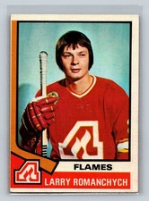 1974-75 Topps #157 Larry Romanchych Atlanta Flames