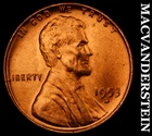 1953-D Lincoln Wheat Cent- Choice Gem Brilliant Uncirculated Luster #i5328