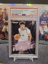 2024 Prizm Draft Picks Tidjane Salaün High Voltage PSA 10