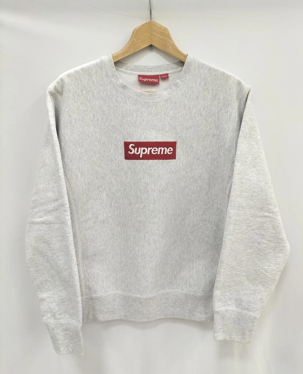 Sweat col rond logo boîte Supreme taille S