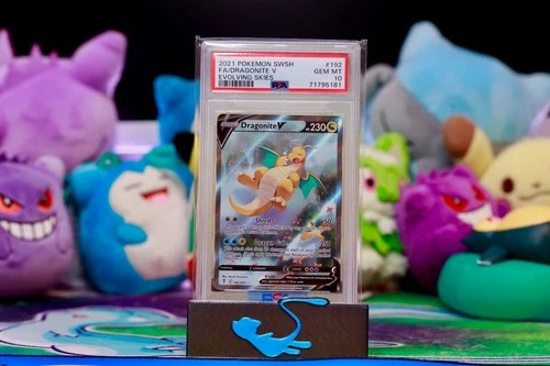 2021 POKEMON SWORD & SHIELD EVOLVING SKIES #192 FULL ART/DRAGONITE V PSA 10