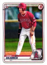 2020 Bowman Draft HUGE LOT (26) 1st Bowman David Calabrese #BD-103 Angels