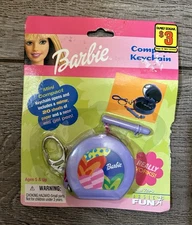 Barbie Compact Keychain New Sealed 2000 Basic Fun Mini Travel Stocking Stuffer
