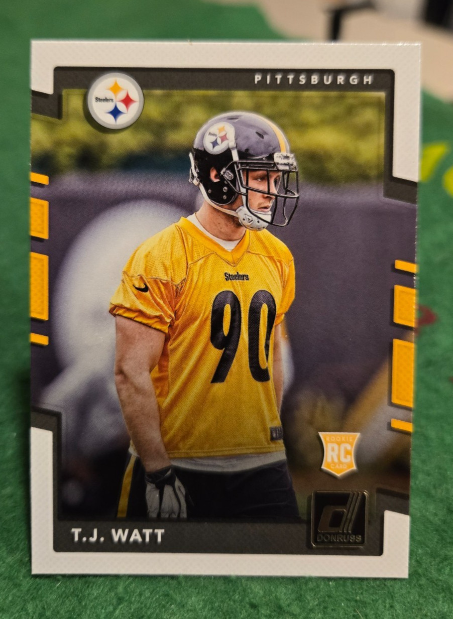 2017 Panini Donruss Football - Rookies T.J. Watt  Card #372 (RC)