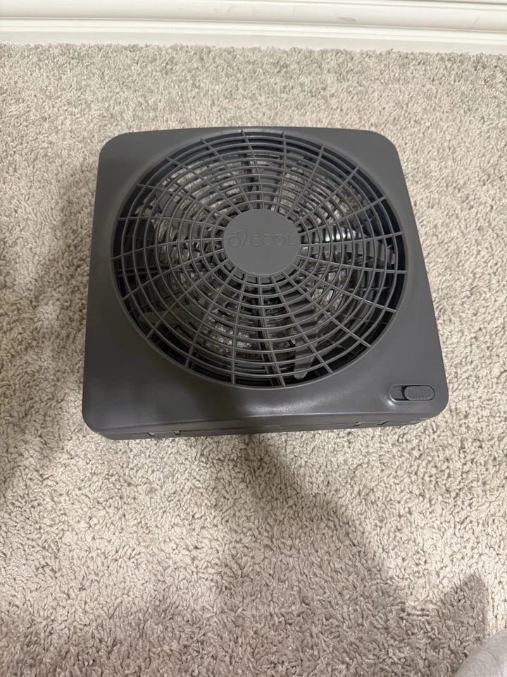 Портативный вентилятор O2 COOL FD10002A - 10 дюймов на батарейках - Изображение 2 из 4