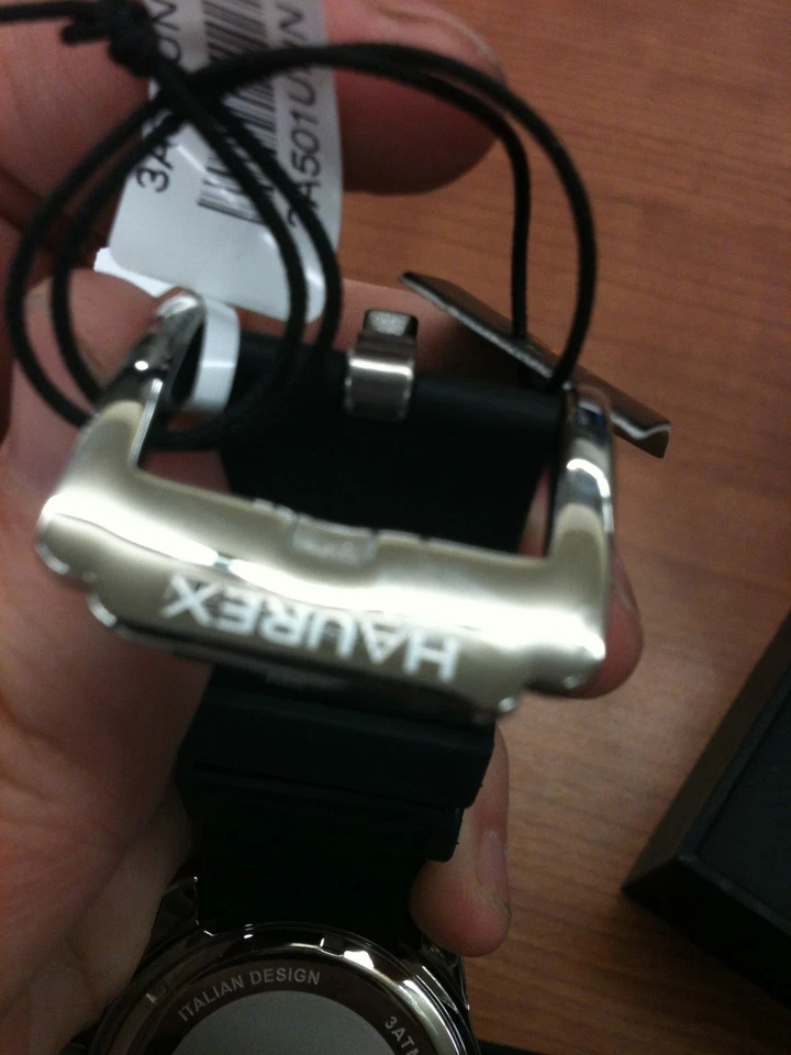 Reloj Haurex Hombre 3A501UNN Magister Redondo Acero Inoxidable Día Retrogrado Fecha Foto 3 de 4