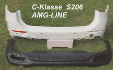 orig. AMG Mercedes C-Klasse S206 Stoßstange hinten T-Modell A2068851103 PDC