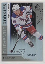 2018 Upper Deck SP Game Used Authentic Rookies Rainbow /295 Neal Pionk #179 08iw