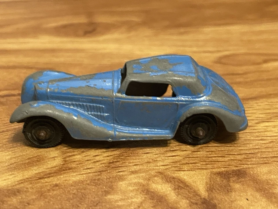 DE COLECCIÓN TOOTSIETOY 1939 MERCEDES BENZ 320 AZUL CUPÉ DE 2 PUERTAS FUNDIDO A PRESIÓN Foto 2 de 3