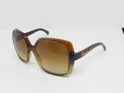 DSQUARED2 Sonnenbrille DQ 0015 47F 59 Brown Fade mit braunen Verlaufsgläsern Damen