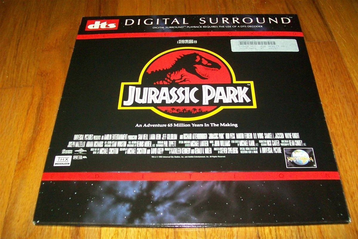 Jurassic Park Widescreen LaserDisc Movies for sale | eBay