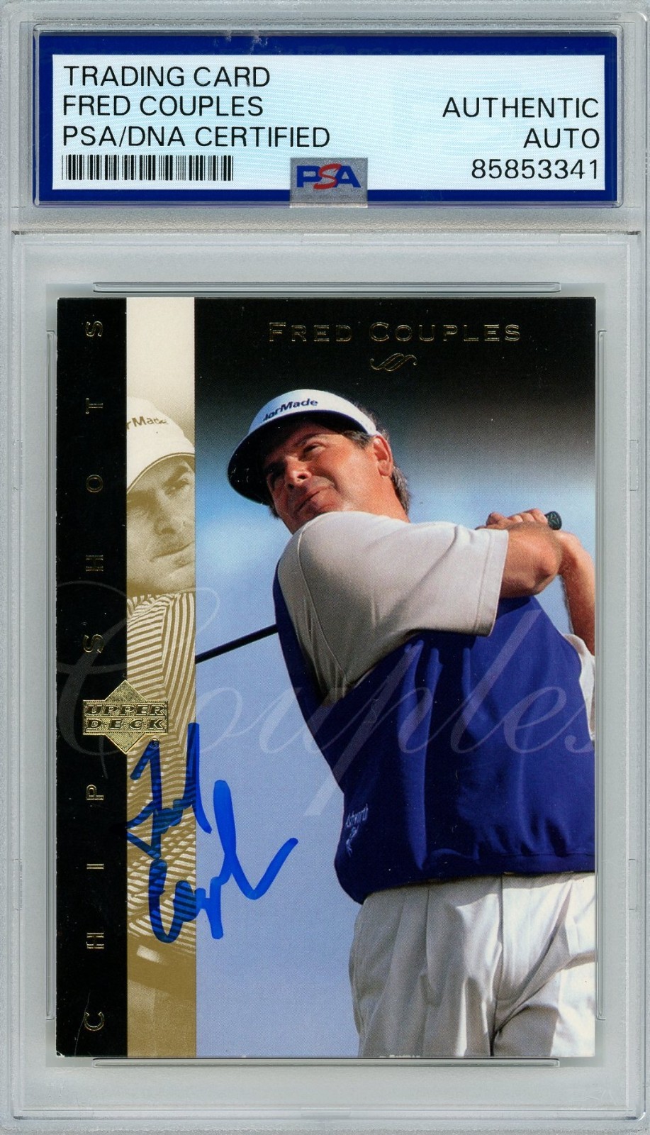 Fred Couples 2003 Upper Deck Chip Shots PSA/DNA Signed Auto Autographed