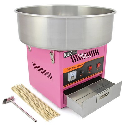 KuKoo Zuckerwattemaschine, Zuckerwattemaschine, Zucker Party Messe mit GRATIS Sticks.