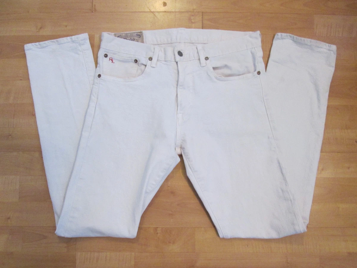 Polo Ralph Lauren White Jeans for Men for sale | eBay
