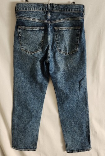 Gap Mens Jeans Mr 90s Loose Dark Clerk Size 27 Regular Blue Denim - Picture 2 of 11