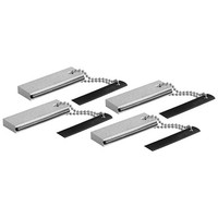Semptec 4Er-Set Magnesium-Feuerstarter Mit Feuerstein Und Metallschaber