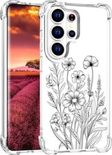Compatible with Samsung Galaxy S26 Ultra Case Cute Clear for Women,Cool Transpar