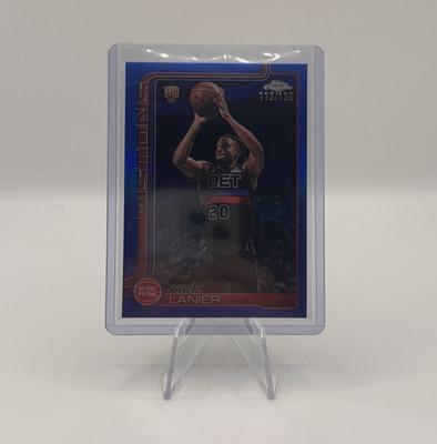 Topps Chrome 2025-26 Chaz Lanier #288 Rookie Card Blue /150