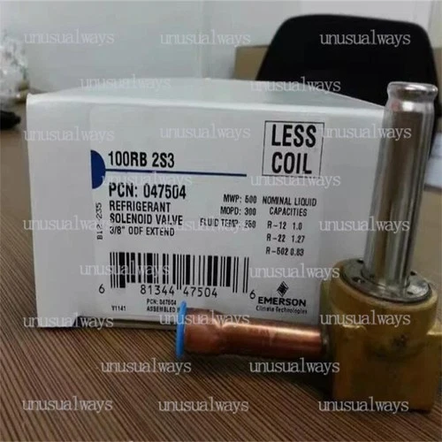 ONE NEW EMERSON Solenoid Valve 100RB2S3