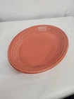 Homer Laughlin Fiesta Large Oval Serving Platter/Plate 13 5/8"x 9 1/2" Flamingo