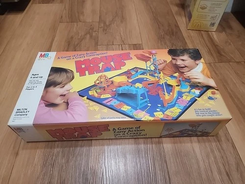 Vintage Milton Bradley Mouse Trap Board Game (1986) - COMPLETE and Clean