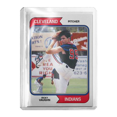 #ad #ad Custom Ricky Vaughn Major League Cleveland Indians Novelty 1974 Baseball Card $7.99