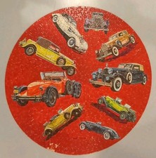1969 Springbok Circular Puzzle Complete CLASSIC CARS Robert Bob Pettes