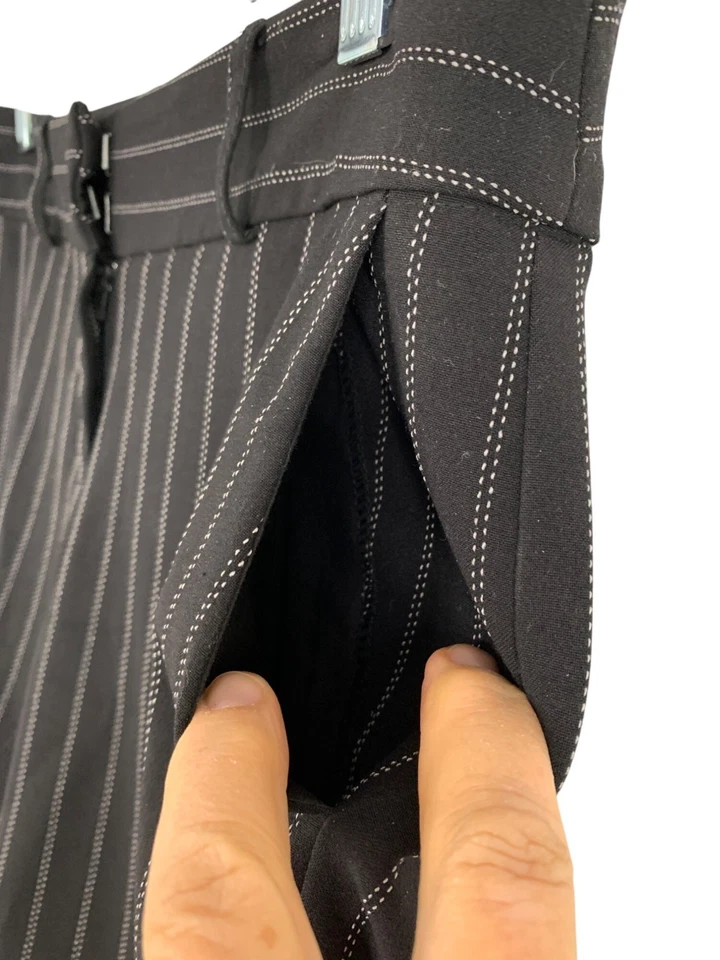 Новый с Ярлыками Белый дом черный рынок в тонкую полоску брюки шорты размер 4 черный LR RV10319 - Изображение 4 из 4