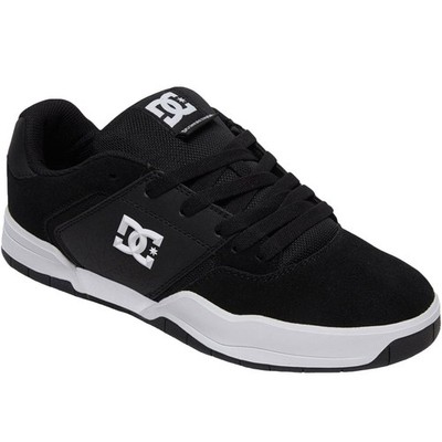 DC Shoes Herren Central Suede Retro Chunky Trainers Sneaker Schuhe - Schwarz