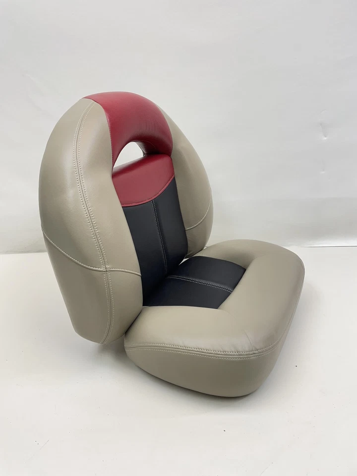 WISE 8WD1451-857 ASIENTO CUBO COMPACTO BRONCEADO/ROJO/NEGRO 24" W X 21" D X 23" H BARCO Foto 2 de 4