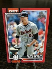 2026 Topps Tarik Skubal Mascot SSP Celebration Hidden Paws Red  /5 Series 1 