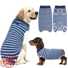 Dog Recovery Suit X-Large Blue Surgery Spay Neuter Anti-Licking