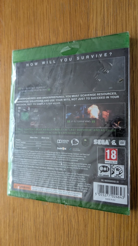 Alien Isolation : Ripley Edition, Xbox One - Brand New & Sealed (Please Read) - Image 2 of 2