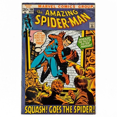 1972 Marvel Comics Amazing Spider-Man #106 - Free Shipping -A