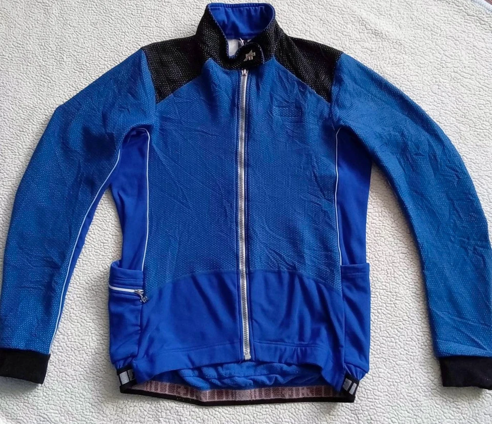ASSOS airJack airBlock 851 Blue Windstopper Thermal Winter Cycling Jacket — XL - Image 2 of 4